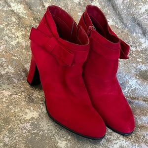 Red Ankle Booty